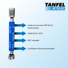 Load image into Gallery viewer, 1/2-13 GO NOGO Thread Plug Gauge | Tanfel Metrology