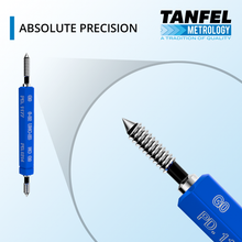 Load image into Gallery viewer, Precision #4-40 UNC-2B Taperlock GO NOGO Thread Plug Gage | Tanfel Metrology