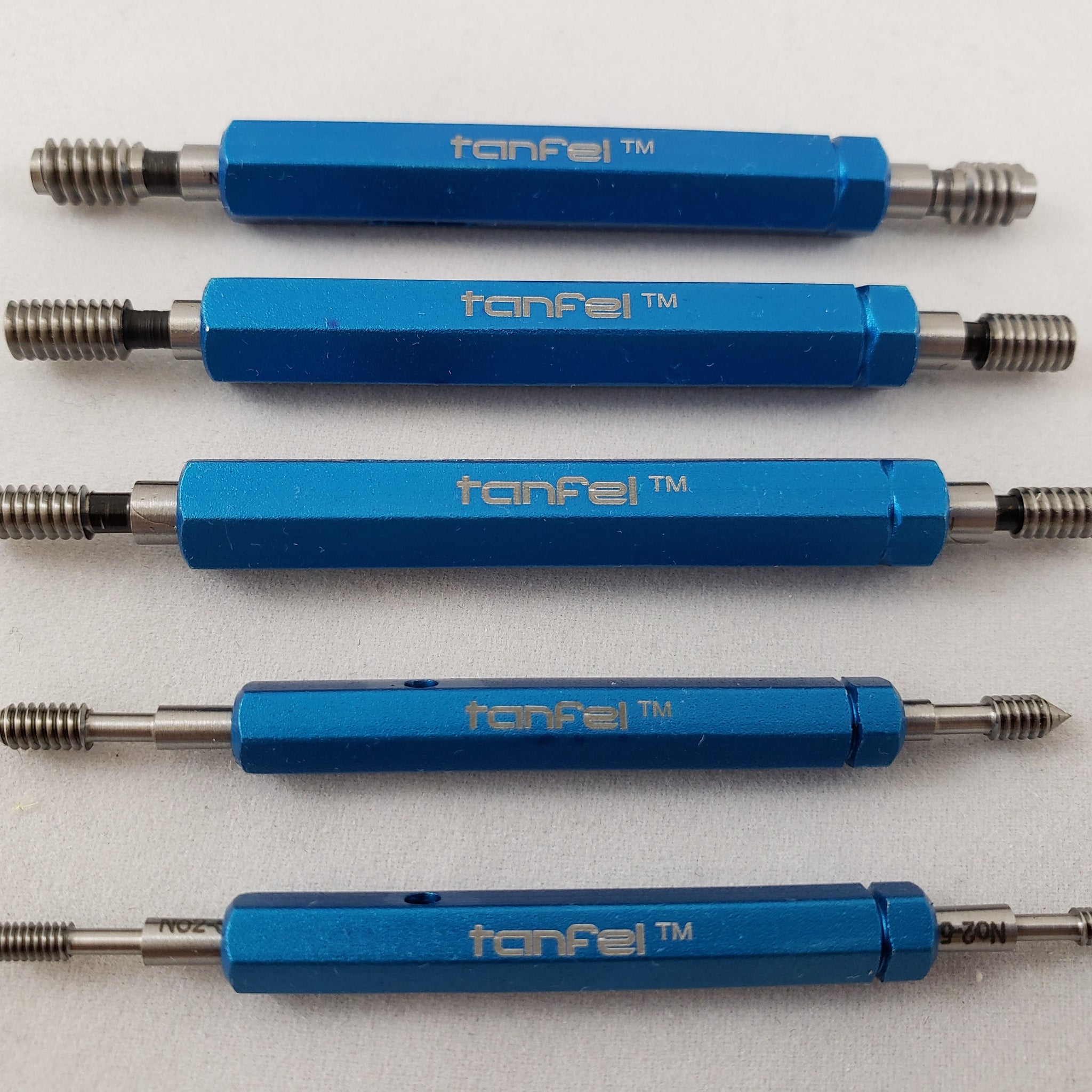 Taperlock Thread 5 Piece Thread Plug Gage Set. #2 to #10, UNC-2B, taperlock. CERTIFIED ...