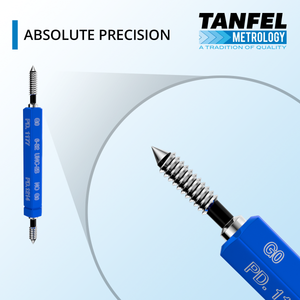 Precision #4-40 UNC-2B Taperlock GO NOGO Thread Plug Gage | Tanfel Metrology