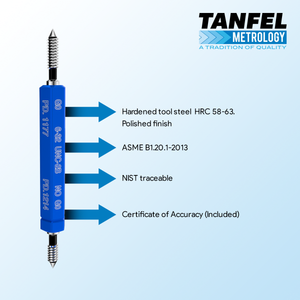 High Quality #4-40 Taperlock GO-NOGO Thread Plug Gage | Tanfel Metrology