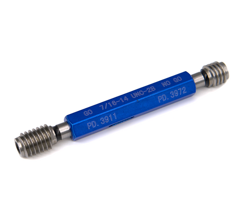 Tanfel 7/16-14 UNC-2B Taperlock GO NOGO Thread Plug Gage - Gauge.  CERTIFIED