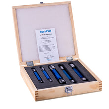 Load image into Gallery viewer, 5 Piece Thread Plug Gage Set. 9/16 to 1&quot;, UNC- 2B, taperlock.  CERTIFIED